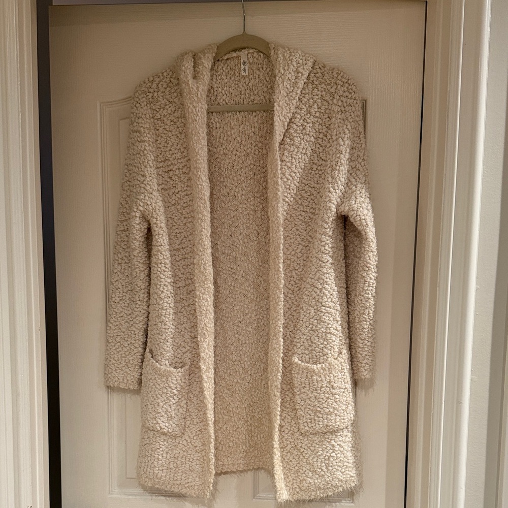 Daisy Cream Textured Cardigan